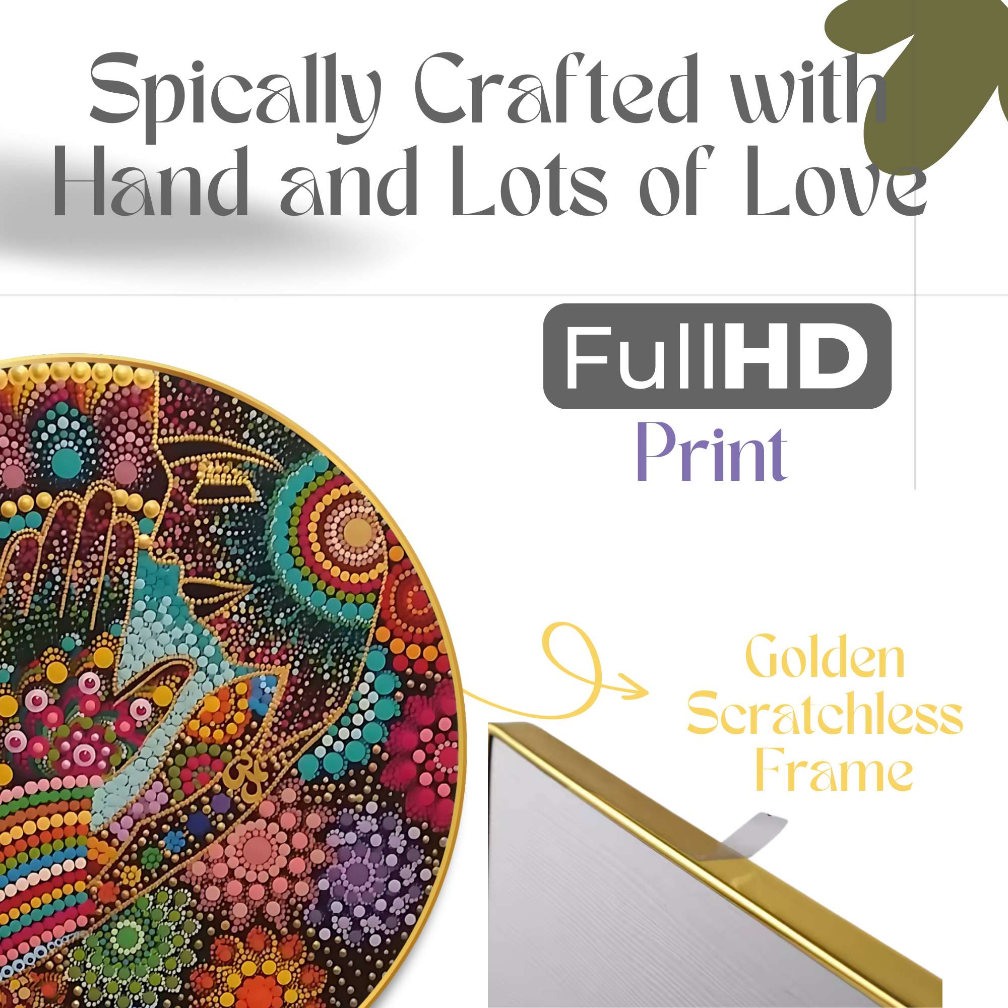 Round Wall Painting - Image 2